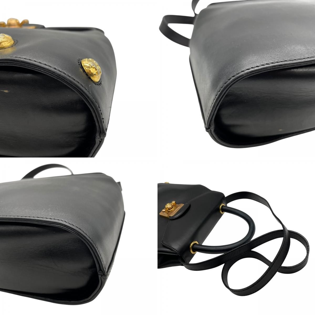 美品 サルヴァトーレフェラガモ Salvatore Ferragamo ハンドバッグ 