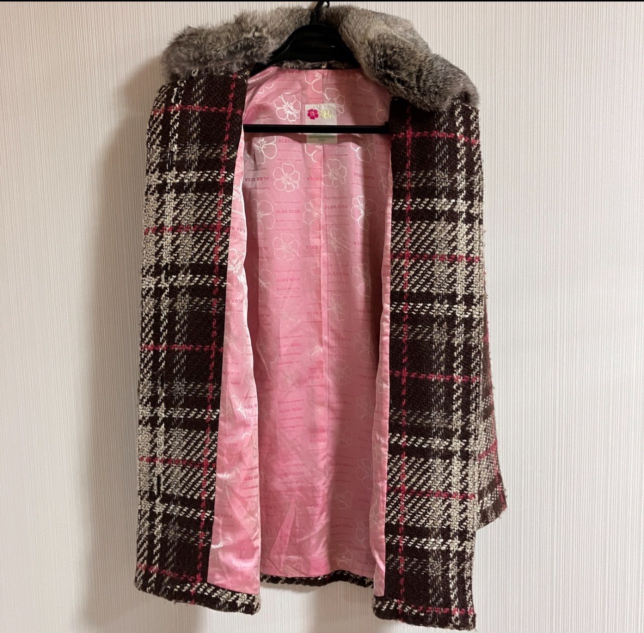 ALBA ROSA アルバローザ リアルファーコート ダッフルコート アウター