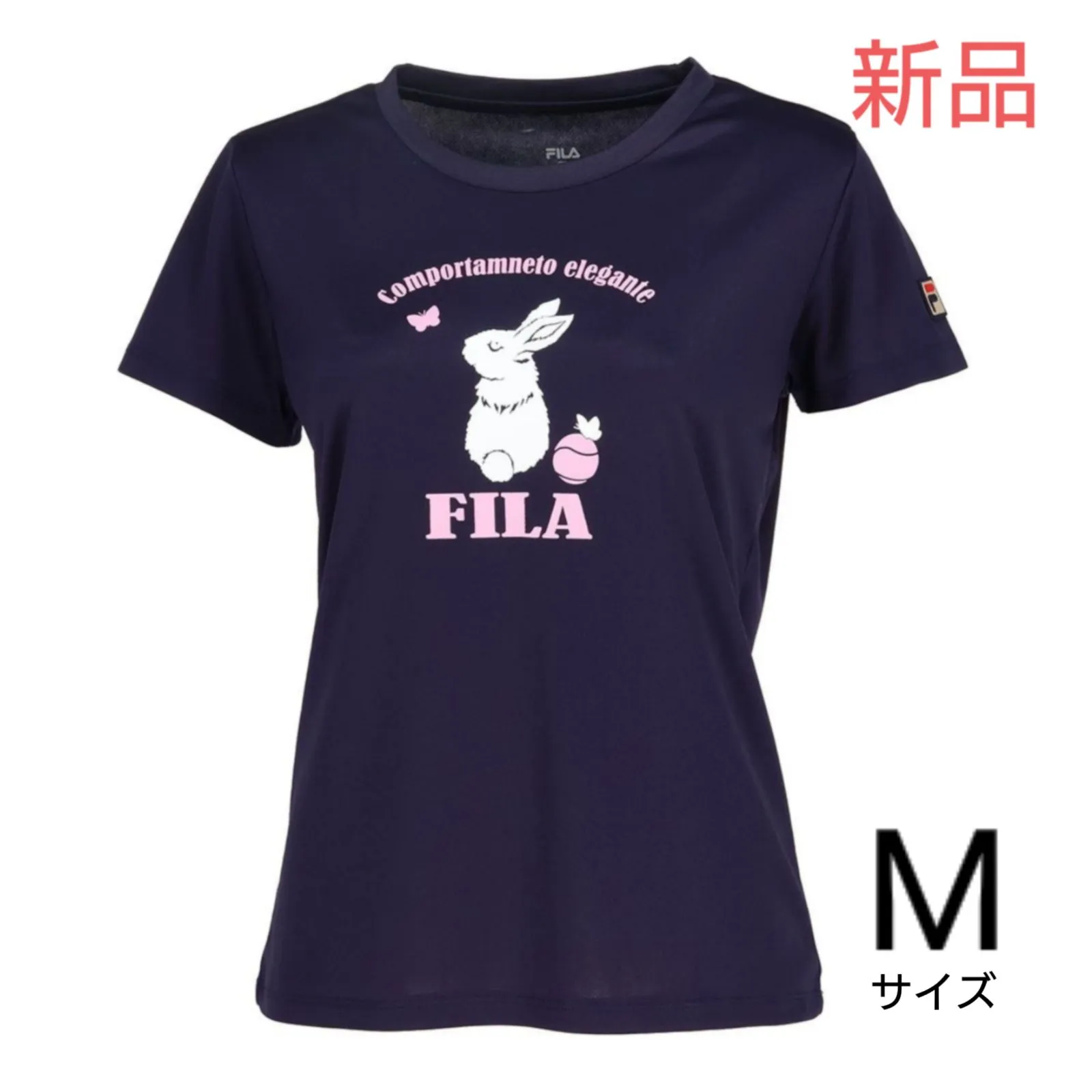 FILA フィラ テニス ウェア ウサギ グラフィックTシャツ Mサイズ 新品