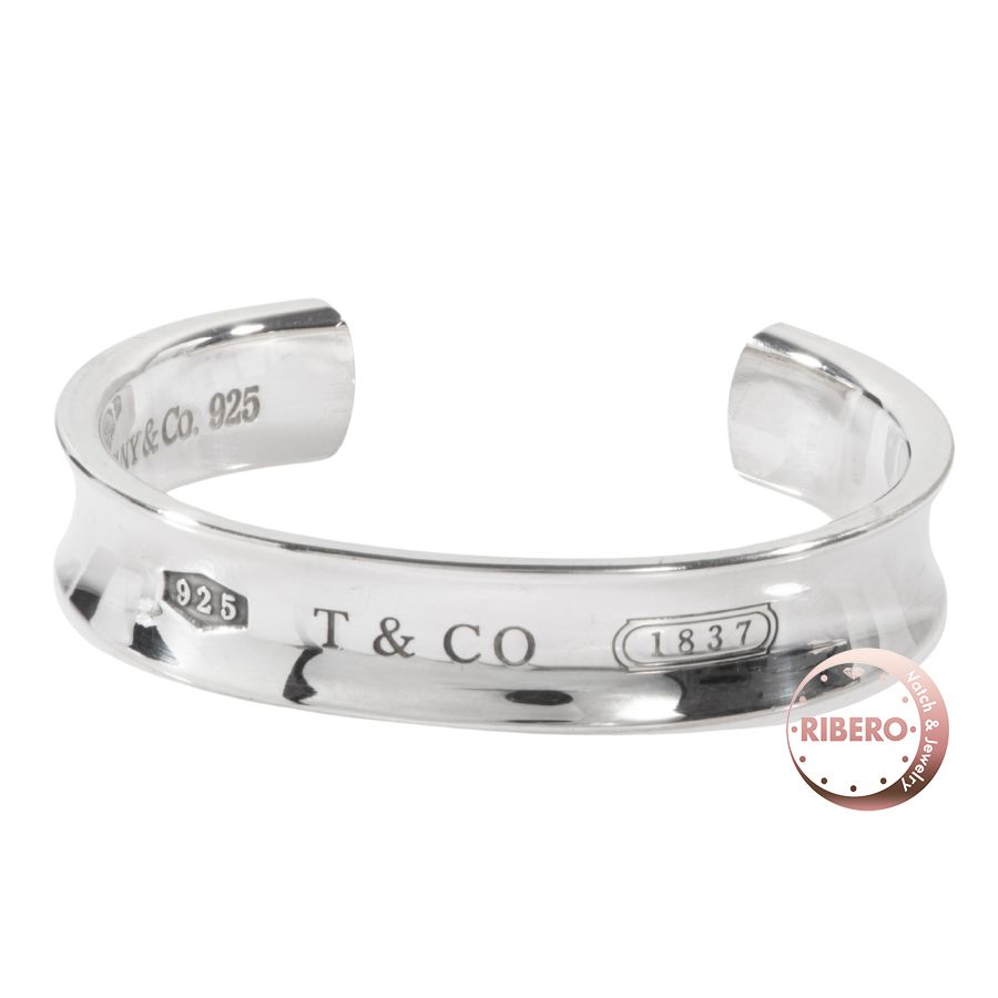 TIFFANY-Co. ティファニー 1837 カフ バングル ブレスレット シルバー