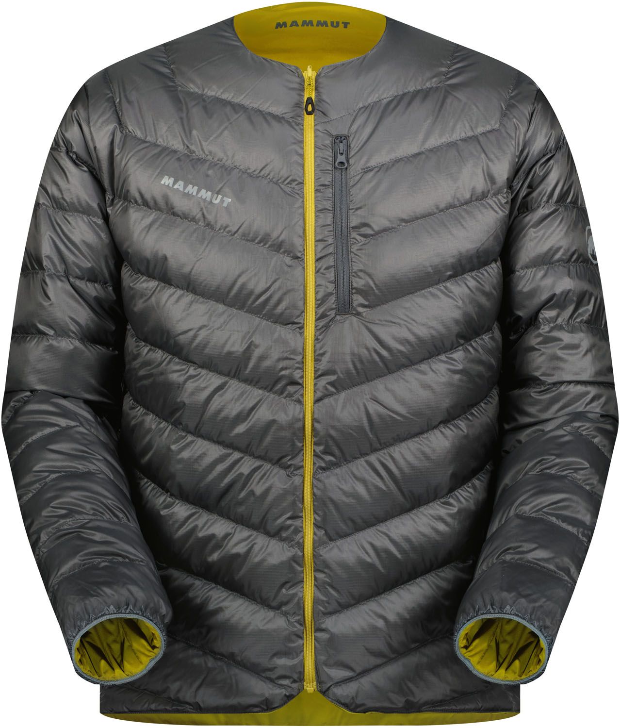 マムート MAMMUT アウトドア セオン インサレーション カーディガン アジアンフィット メンズ 男性 リバーシブル 軽量 伸縮性 撥水製 ポケット アウター インナー 1013 00653 40328 DEEPTEAL MARIN