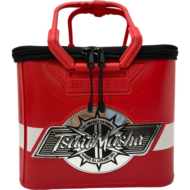 釣武者 エンブレムMusha バッカン 410 ＃レッド TsuriMusha ≪'25年12