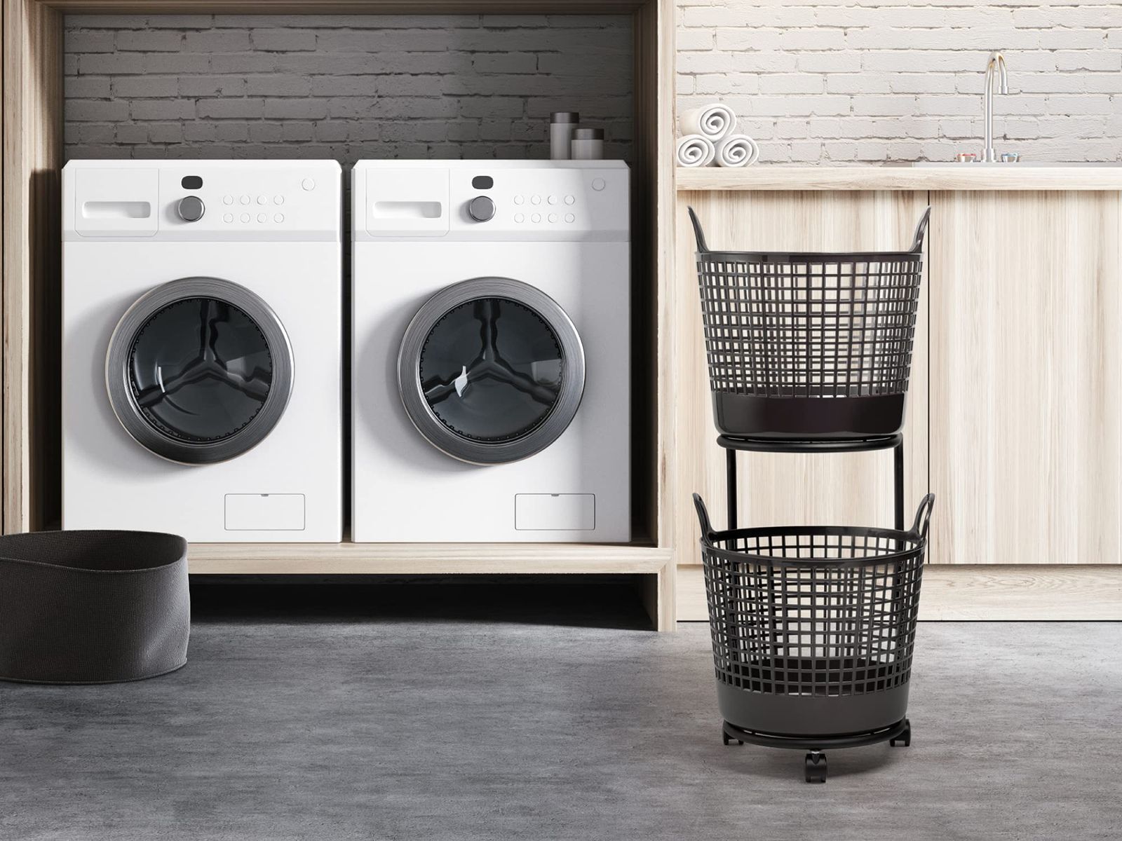 ラウンド型バスケット