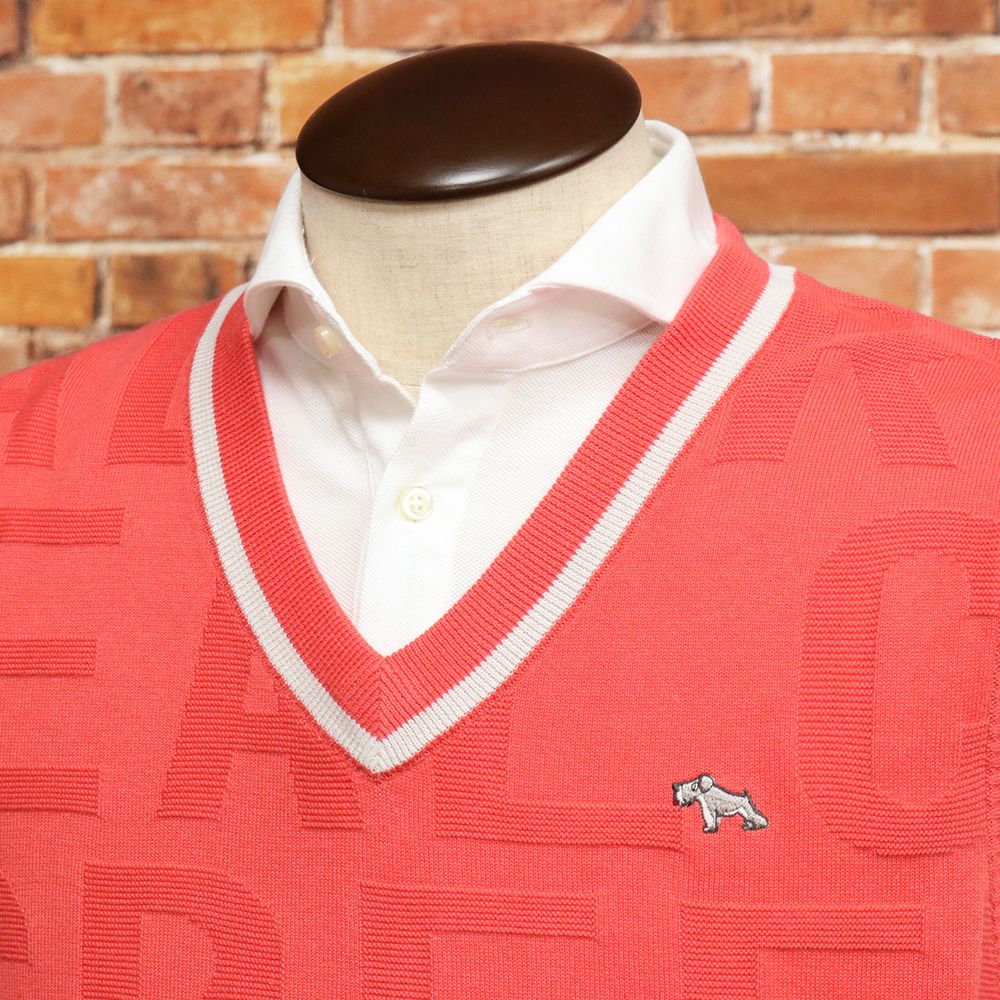 Heal Creek/52(LL)サイズ/ニット ベスト 001-18270 販売済み ロゴ