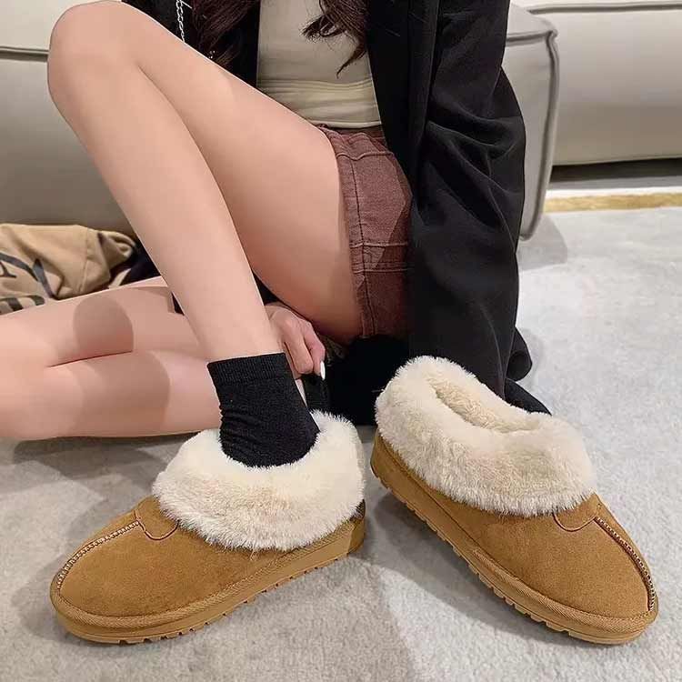 ファー スリッパ