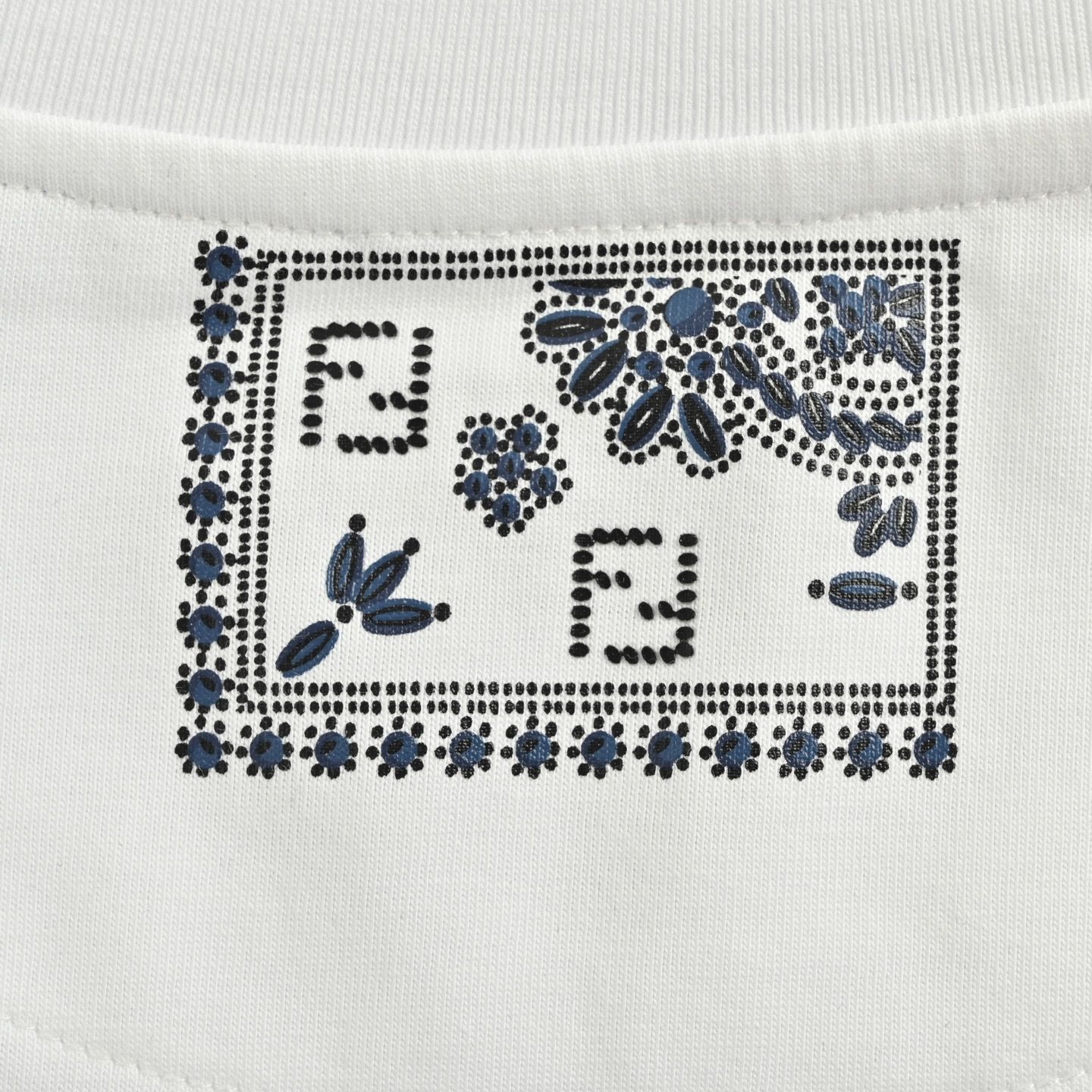 FENDI 25SS サンゴ刺繍 ポプリン ショートチュニックドレス FENDI 25SS サンゴ刺繍 ポプリン ショートチュニックドレス