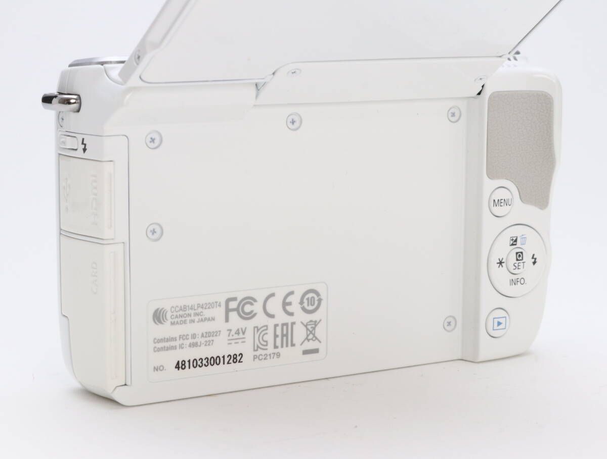 Canon EOS M10 ホワイト 本体と付属品 EOS キヤノン ミラーレス一眼