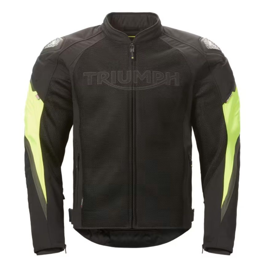 TRIUMPH トライアンフ TRIPLE SPORTS MESH ジャケット（黒/蛍）Lサイズ - メルカリ