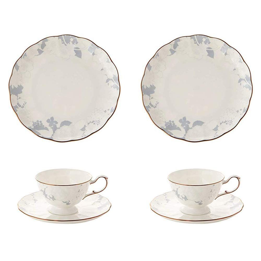 NARUMI ナルミ 食器 セット ローズ ブランシェ 6個セット 52187-23122 カップ ソーサーセット 6個セット 径19cm