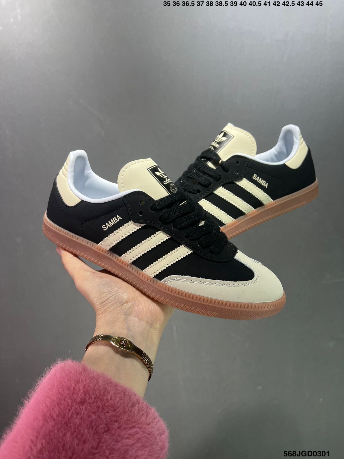 新品未使用 箱付 adidas/アディダス SAMBA サンバ OG W スニーカー