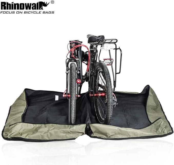 Rhinowalk 折りたたみ自転車用輪行袋 自転車輪行バッグ 14インチ-20インチ折り畳み自転車対応 輪行バッグ 自転車収納バッグ 耐久性  持ち運び便利 専用収納バッグ付き - メルカリ