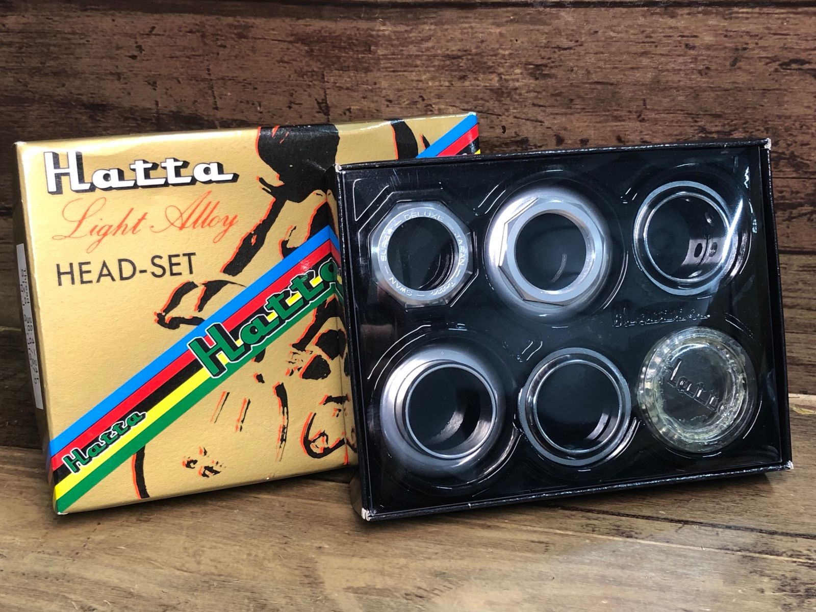 八田スワン ヘッドパーツ 中古品 NJS ピストバイク ヘッドセット 八田