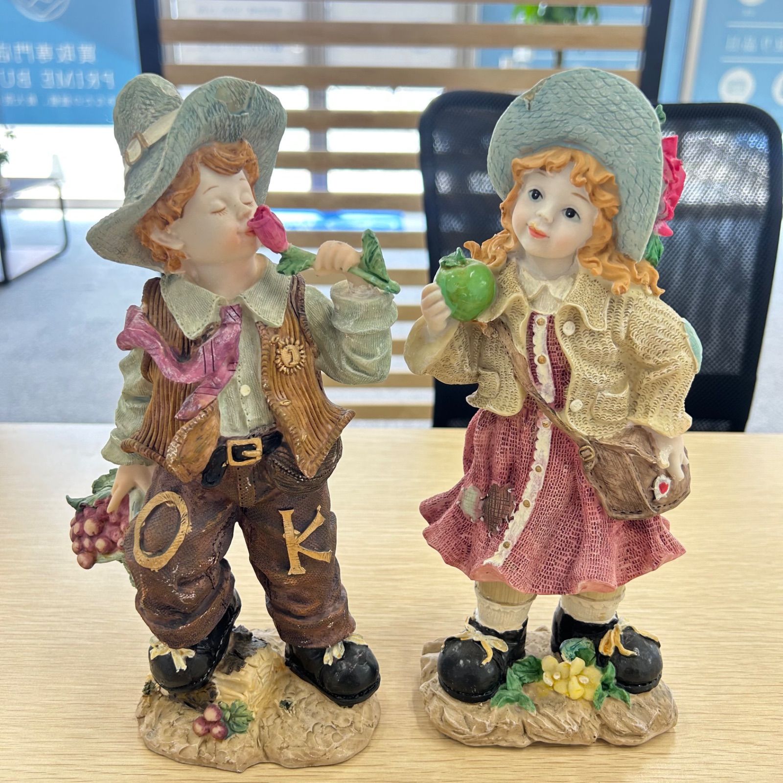 時代物 福助 人形 】骨董 陶器 古美術 焼物 商売盛 置物 アンティーク