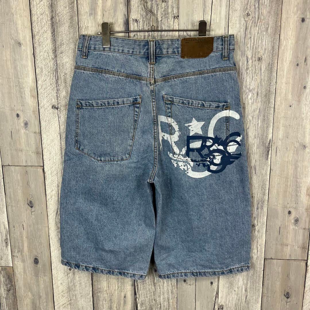 ロカウェア バギーショーツ ジョーツ rocawear BBOY 極太 ROCA WEAR ロカウェア バギー ショート デニム パンツ ショーツ 32