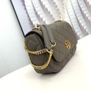 【安心の正規品】 Tory Burch湯麗柏サイプレスチェーン小方形バッグ リュックサック 手首バッグ ポーチ 羊革ファッション菱格手提げショルダーバッグ-MM輸入 高品質、低価格。