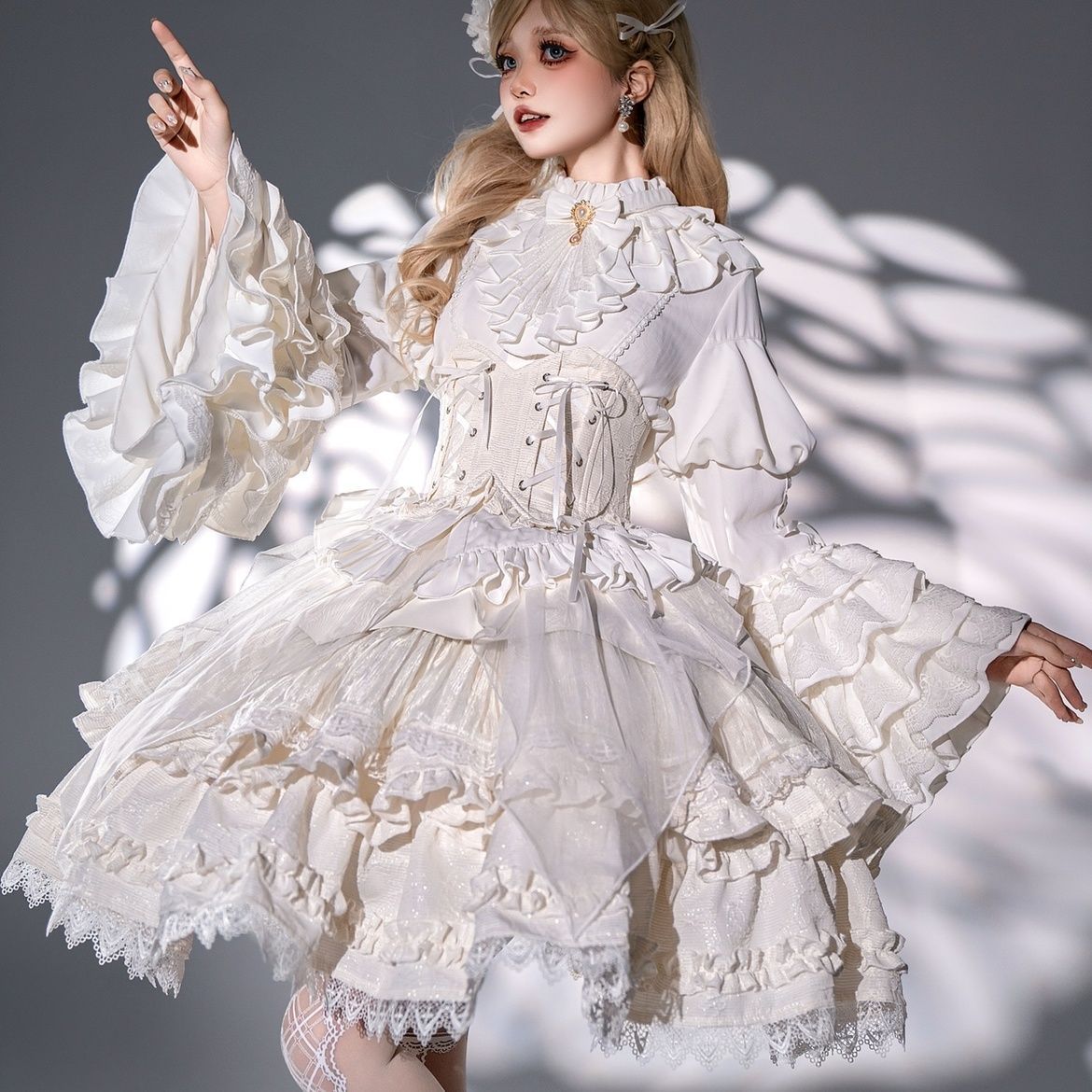 ロリータ スカート ダークゴシック ステージ衣装 ハイウエスト 姫ロリ 甘ロリ ト地雷系 ギャル系 量産型 フリル リボン パンクスカート 卒業式入学式 成人式 同窓会 lolita 姫ロリ 甘ロリ 可愛い エレガント