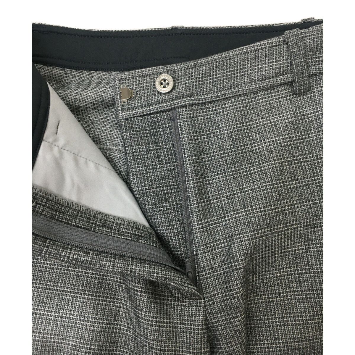 coco 未使用品 アダバット adabat レディース パンツ 38(M) グレー ストレッチ シンプル 中古 レディース アダバット adabat パンツ 38(M) グレー系