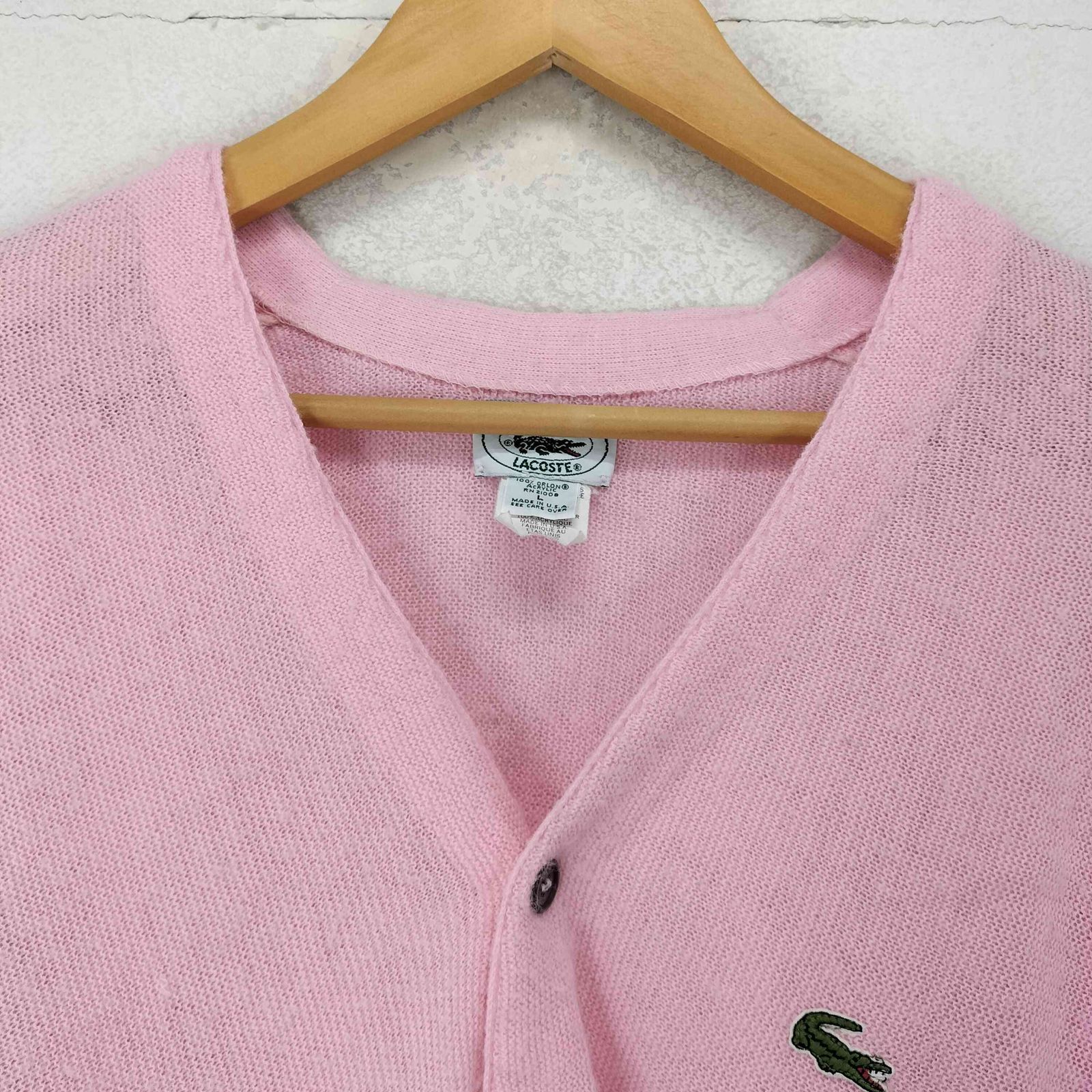 アイゾッドラコステ IZOD LACOSTE 80s MADE IN USA アクリル