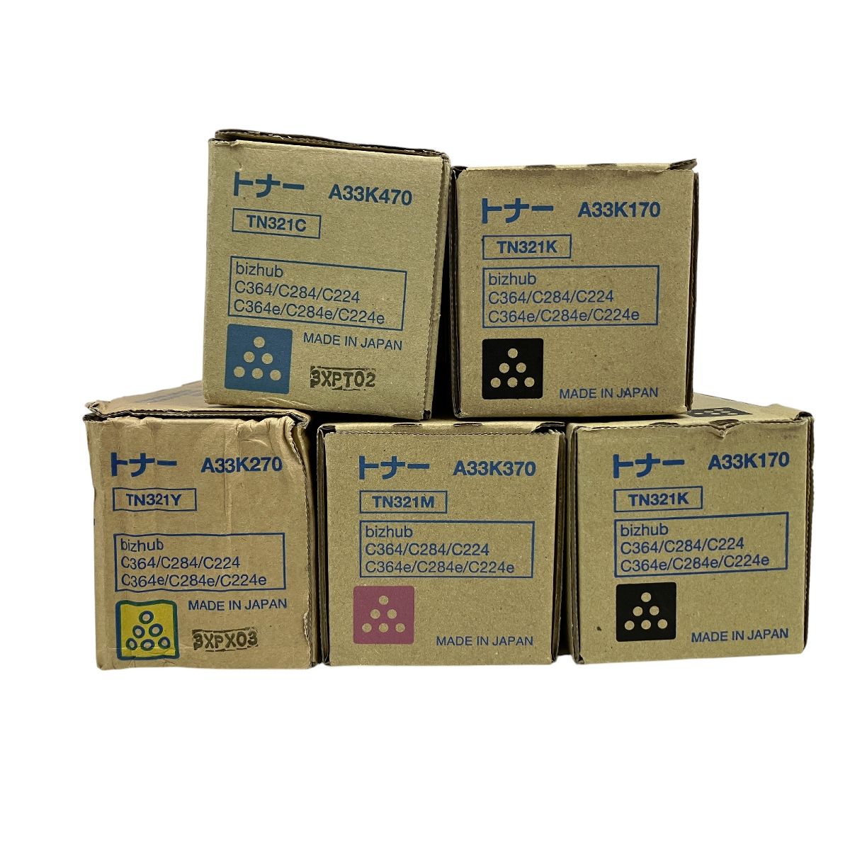 コニカミノルタTN321トナーカートリッジ 4色セット コニカ