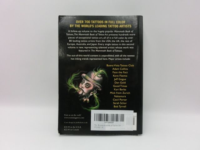 【値引き】THE MAMMOTH BOOK OF TATTOOS　洋書　タトゥー The Mammoth Book of Tattoos by Lal Hardy (Paperback, 2009