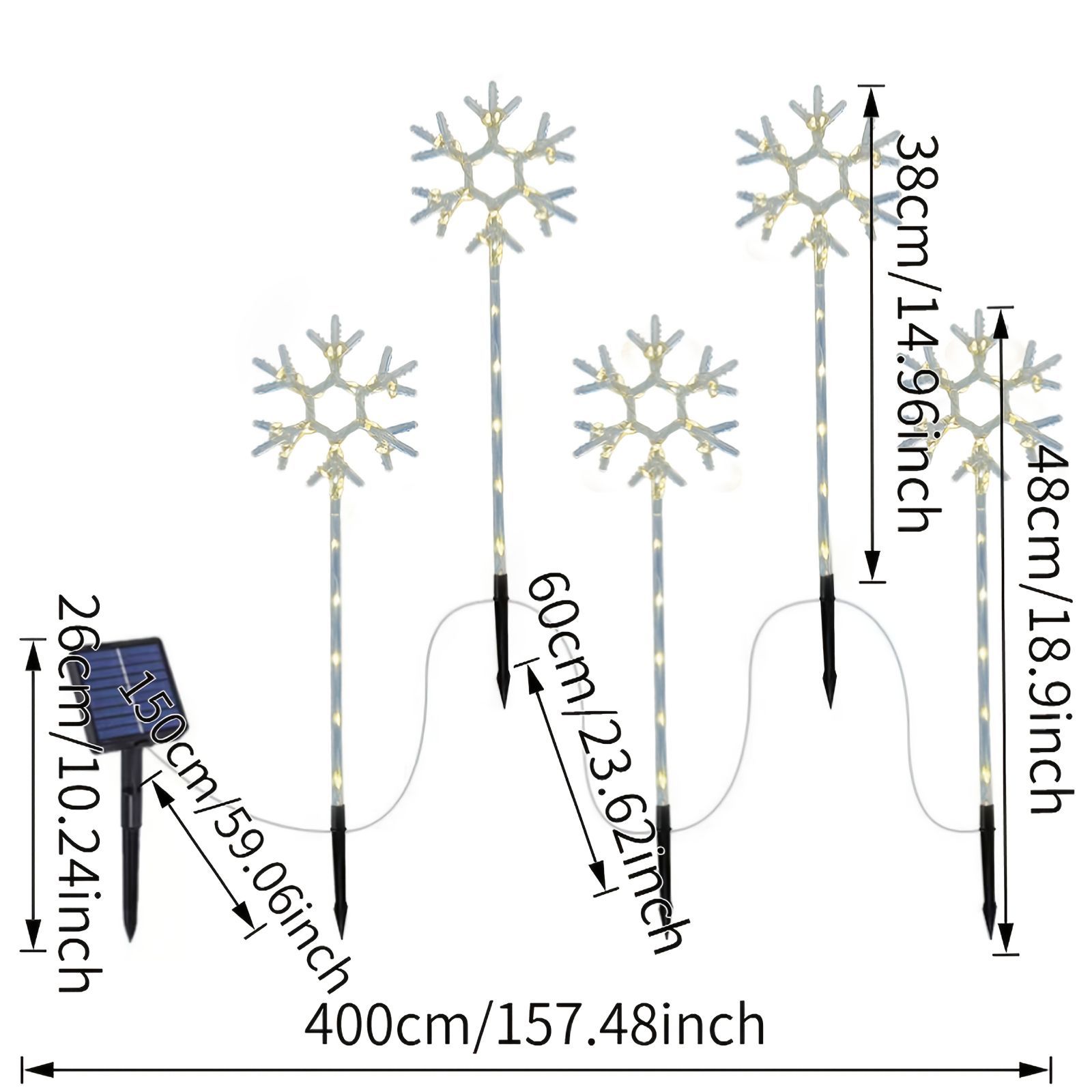 ガーデンオーナメント 雪の結晶型