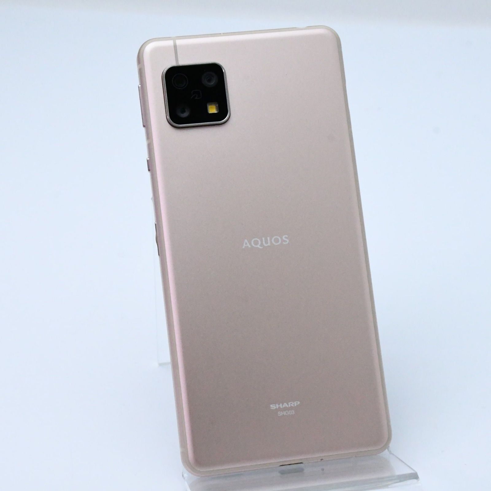美品＊電池良好】SIMフリー au AQUOS 注文 sense5G SHG03 ライトカッパー