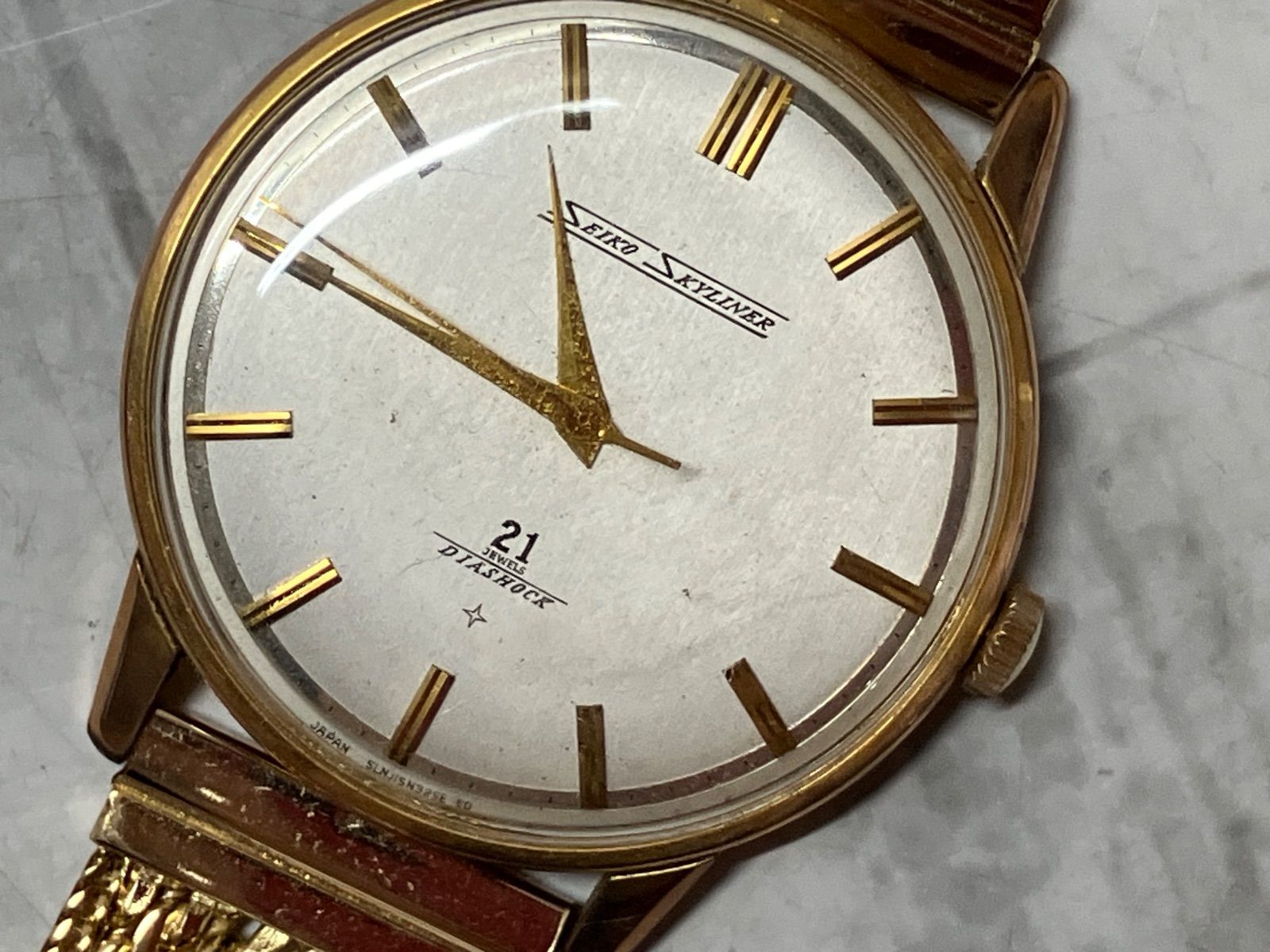 SEIKO セイコー SKYLINER スカイライナー 21石 メンズ 稼働品