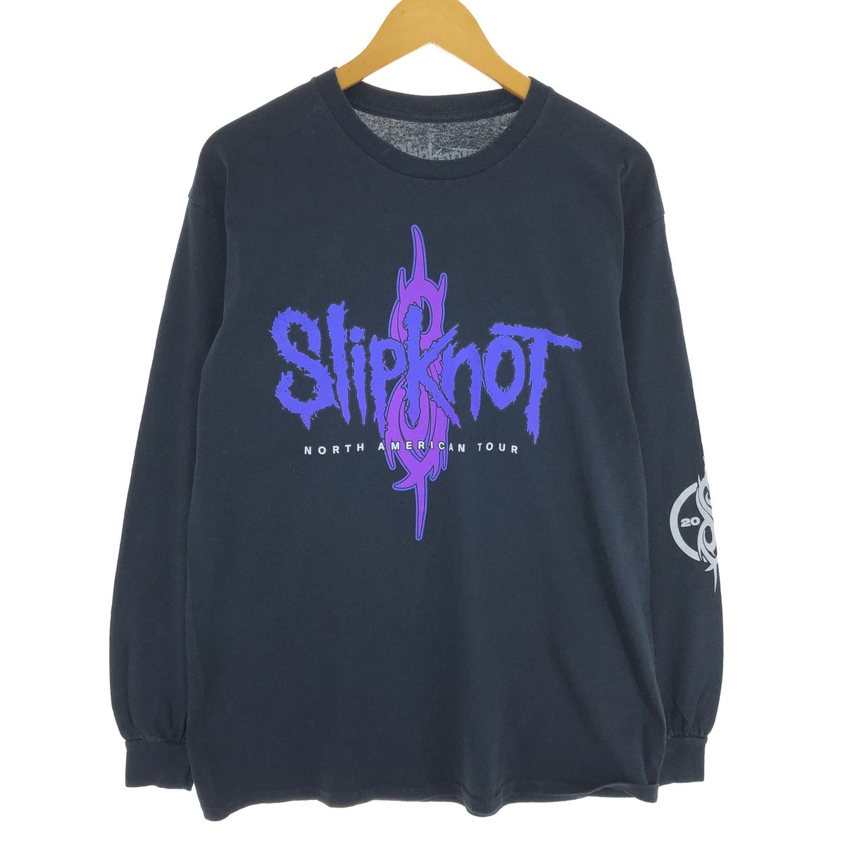 古着 SLIPKNOT スリップノット ロンT バンドTシャツ バンT メンズL相当/eaa496467