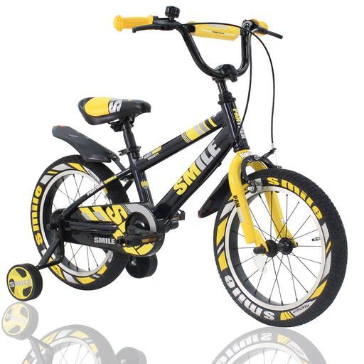 PANTHER パンサー 子供 幼児自転車補助輪 泥除け標準装備カラー6色サイズ2種合計12バリエーション3〜8歳適合サイズ14〜16インチオシャレでカッコいいデザインBLYellow14Inch