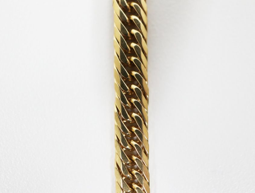 今がチャンス！ K18 キヘイ 喜平 アンクレット 8面トリプル 9.8ｇ 8メントリプル 18金 イエローゴールド 750 YG ジュエリー カラー