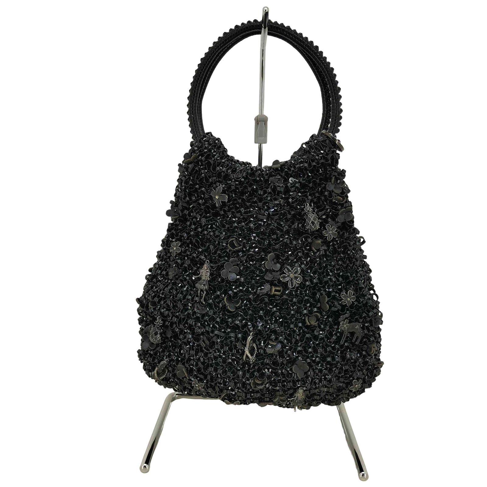 アンテプリマ ワイヤーバッグ ピンク フラワービジュー