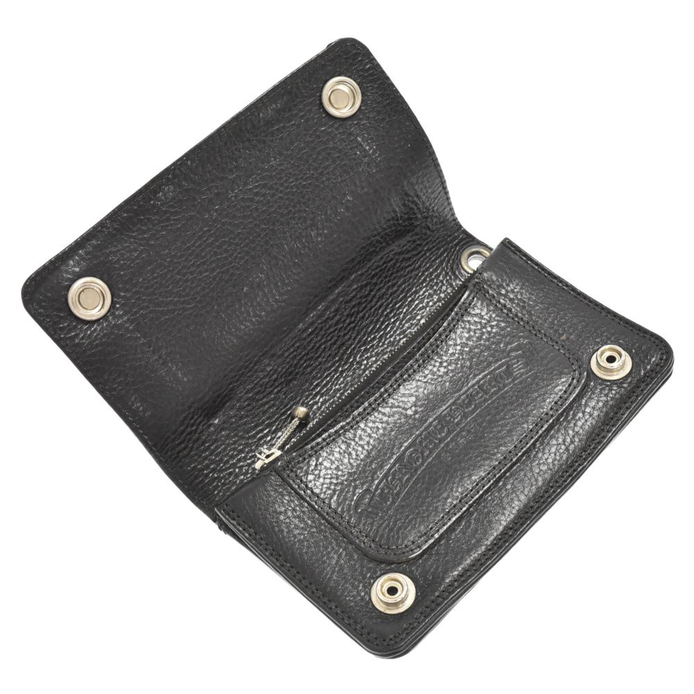 Chrome Hearts クロムハーツ 2ZIPウォレット ヘビーレザー クロス  