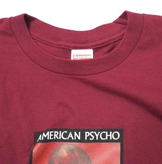 SUPREME シュプリーム 23AW アメリカ製 American Psycho Tee アメリカンサイコTシャツ XL Cardinal WEEK7 半袖  トップス【新古品】【SUPREME】約64cm袖丈