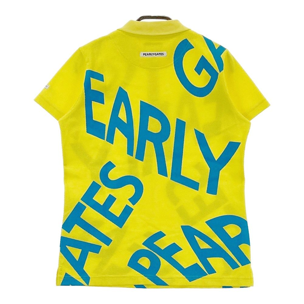 サイズ：1 PEARLY GATES パーリーゲイツ 半袖ポロシャツ BIGロゴ