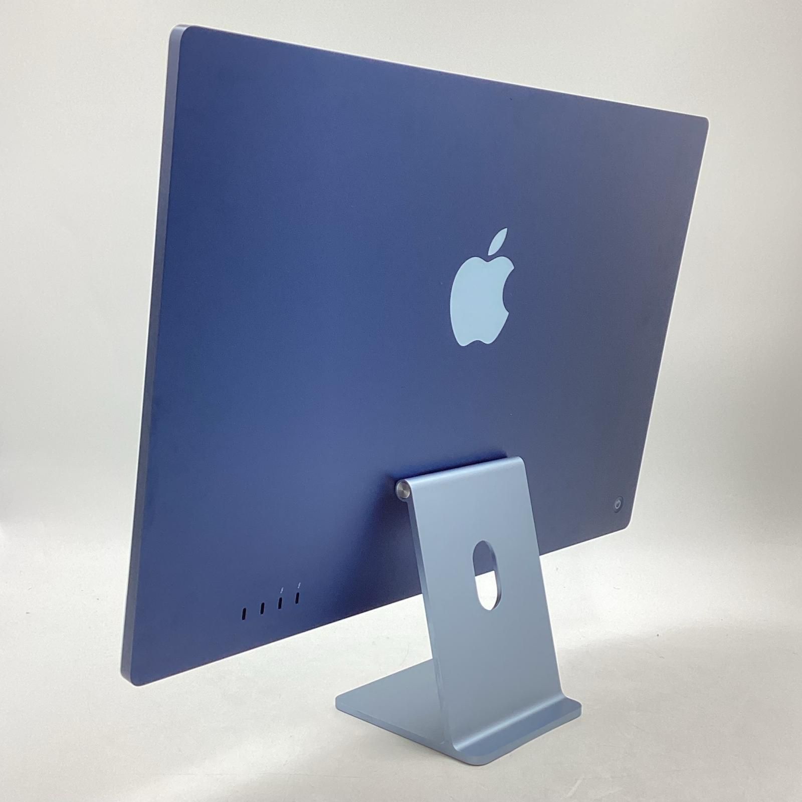 Apple iMac 2021 24インチ Apple M1 8GB SSD 512GB ブルー【難有