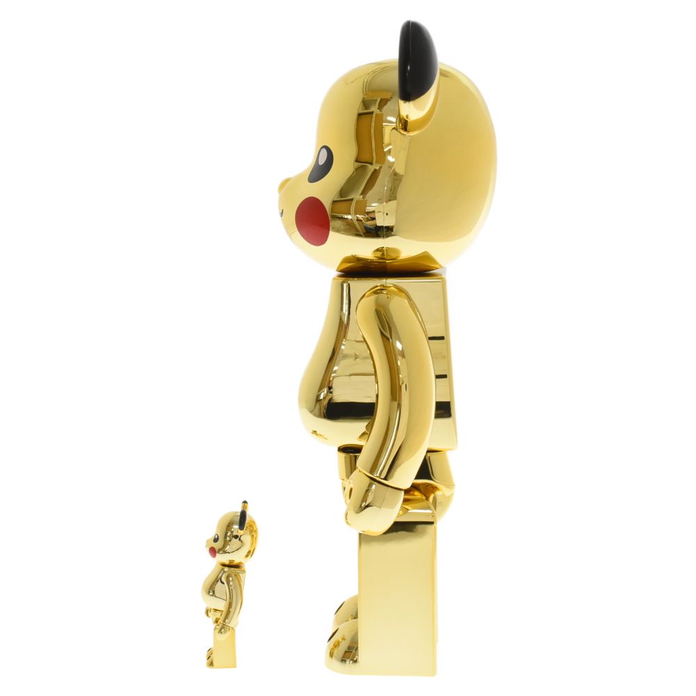 MEDICOM TOY (メディコムトイ) BE@RBRICK GOLD CHROME 100%&400