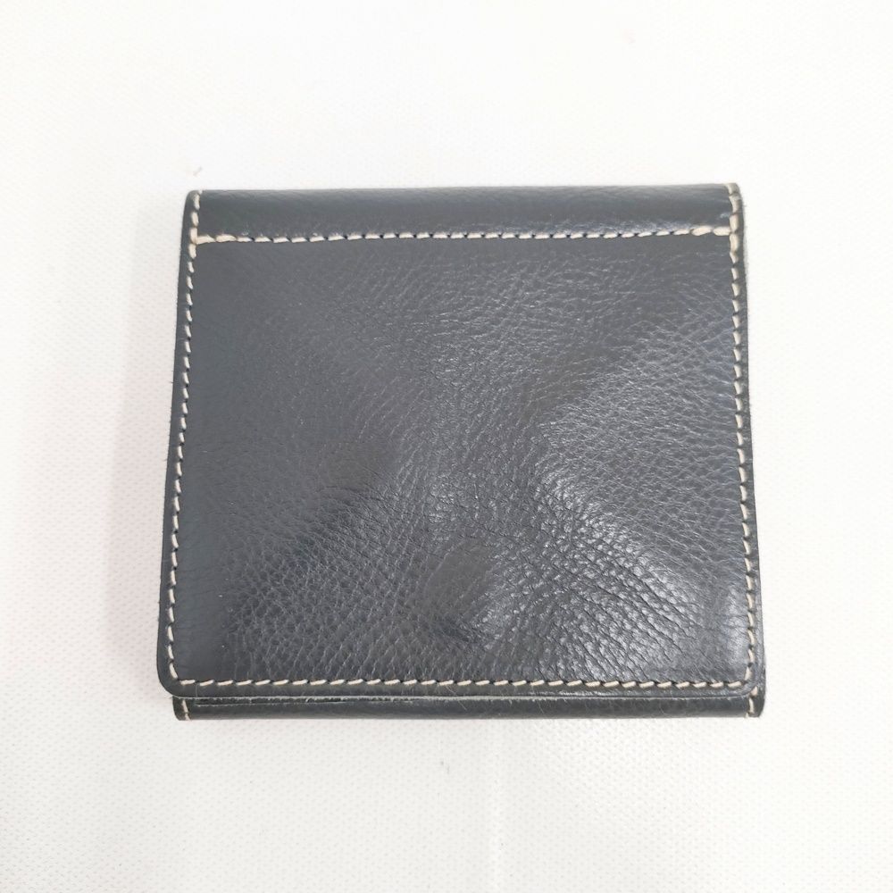 IL BISONTE 24SS 2つ折り レザー 革 二つ折り財布 ネイビー レディース イルビゾンテ 5-1001G◎