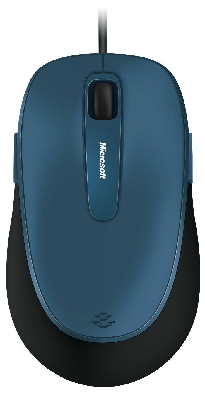 マイクロソフト 人間工学 有線 マウス Comfort Mouse 4500 オーシャンブルー ブルートラック 4FD-00030