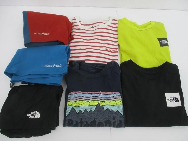 ノースフェイス パタゴニア モンベル ハーフパンツ 半袖 長袖Tシャツ 7点 100 110 4T 130cm キッズ