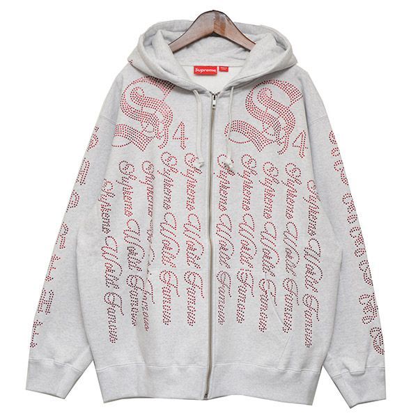 〇 Supreme 22SS Rhinestone Zip Up Hooded - メルカリ