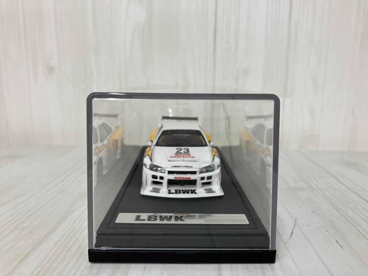 Super Silhouette LB-ER34 Model 1&frasl;43 Ignition Skyline SKYLINE 1:43 Nissan White&frasl;Yellow model Black IGNITION | and