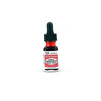 【中古】【非常に良い】Dr. Ph. Martin's Radiant Concentrated Water Color 0.5 oz Scarlet (5A) g6bh9ry