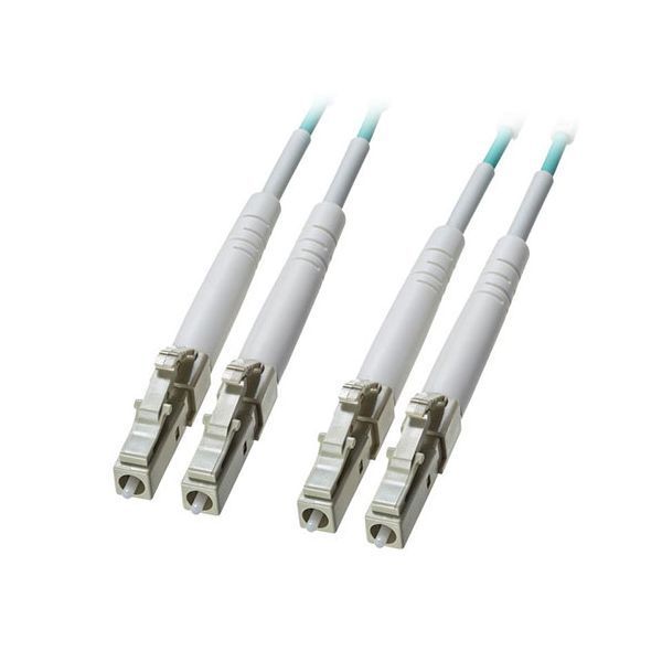 サンワサプライ コード集合型光ファイバケーブル マルチ50μmOM3 LC×2-LC×2 300m HKB-CSOM3LCLC-300