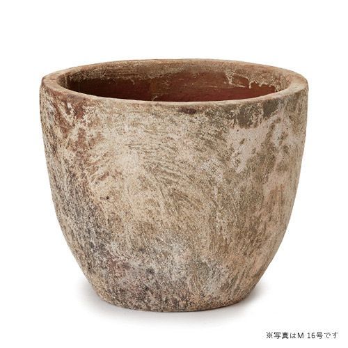 プランター 植木鉢 大型 おしゃれ 円形 円 アンティーク 陶器鉢 ネブラ ラウンド 直径470 高さ390 穴あり ガーデニング 園芸用品 庭 深型 店舗 花 木 かわいい 鉢