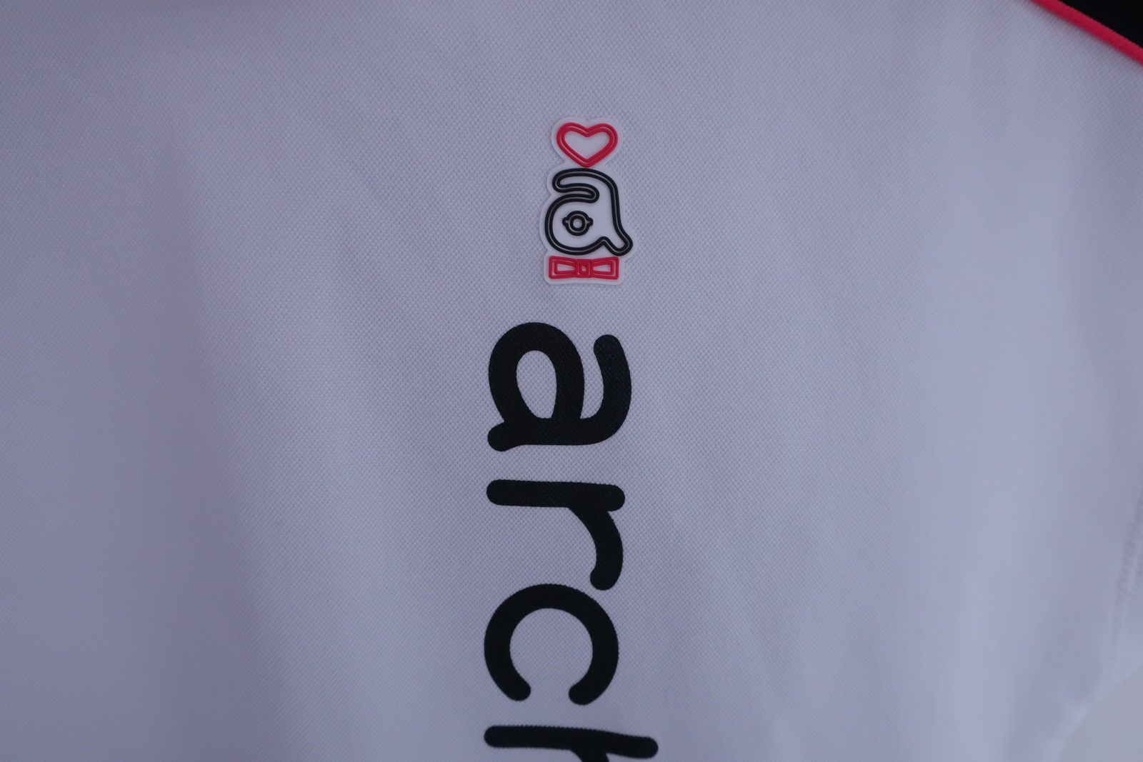 美品】archivio(アルチビオ) 半袖モックネックシャツ 白黒 レディース