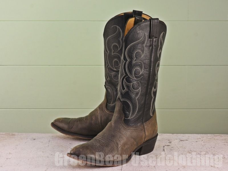 B773 USA製 NOCONA BOOTS ビンテージ ウエスタンブーツ ワイズ