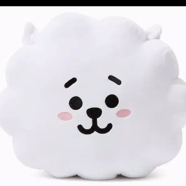 BTS BT21 ベーシック ビッグ フェイスクッション RJ bt21 - メルカリ