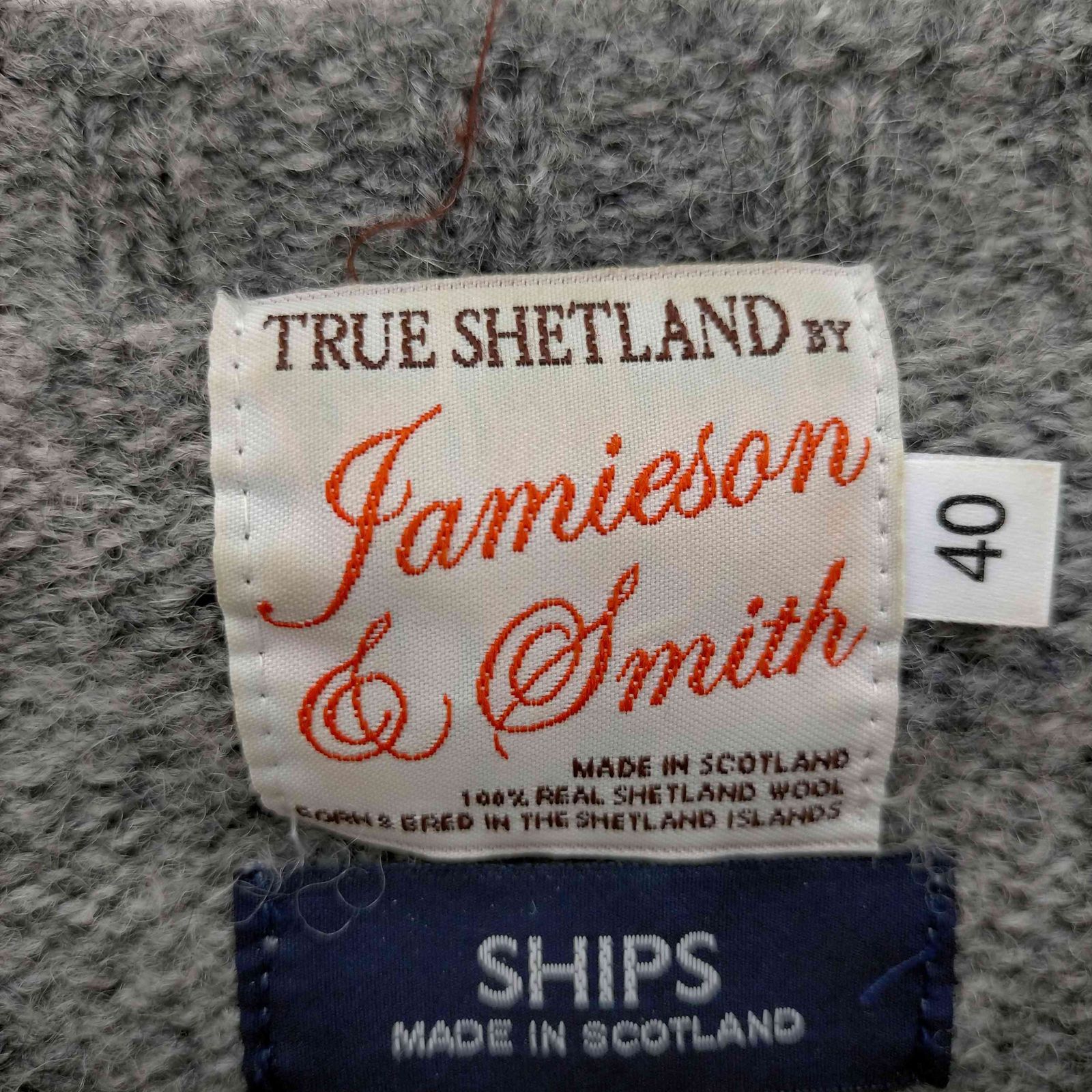 ユーズドフルギ USED古着 {{JAMIESON & SMITH}}クルーネックウール