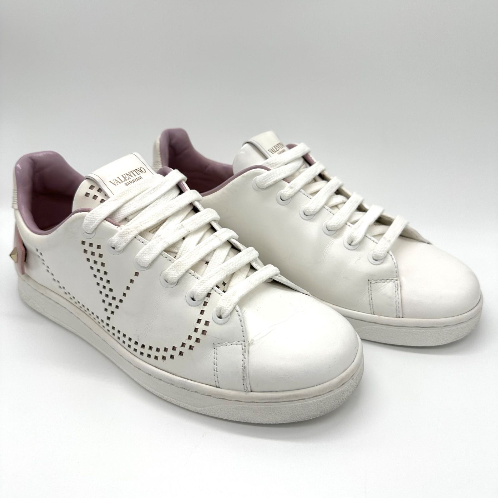 VALENTINO GARAVANI ヴァレンティノ ガラヴァーニ パンチング レザー