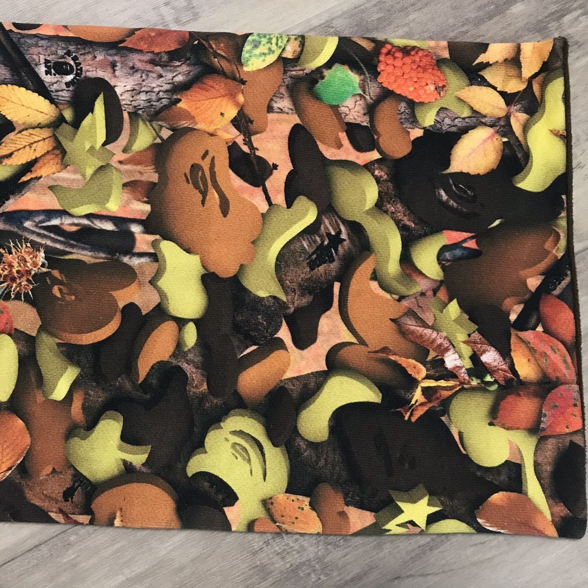 BAPE 青山限定 Village Camo スウェット マフラー 青山限定 BAPE camo スウェット マフラー ベイプ ape エイプ 迷彩